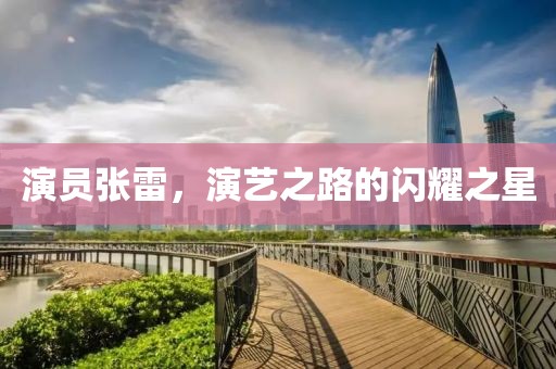 演员张雷，演艺之路的闪耀之星