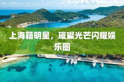 上海籍明星，璀璨光芒闪耀娱乐圈