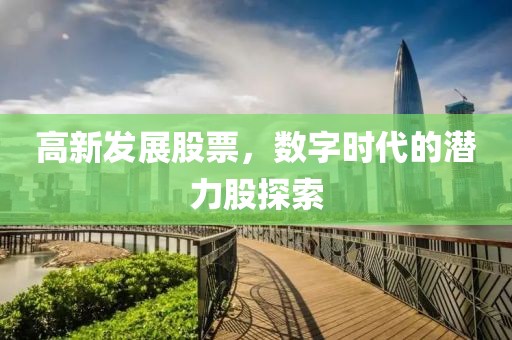 高新发展股票，数字时代的潜力股探索