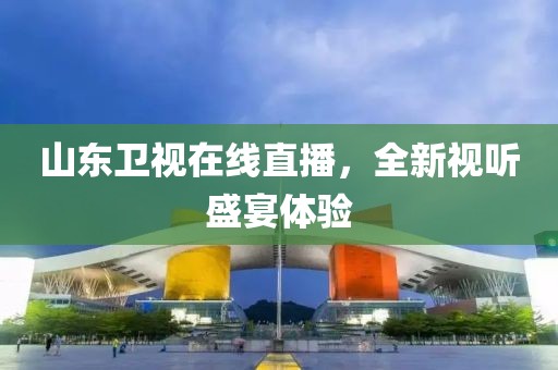 山东卫视在线直播，全新视听盛宴体验