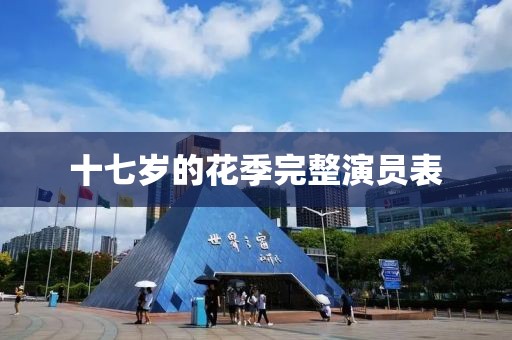 十七岁的花季完整演员表