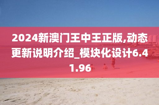 2024新澳门王中王正版,动态更新说明介绍_模块化设计6.41.96