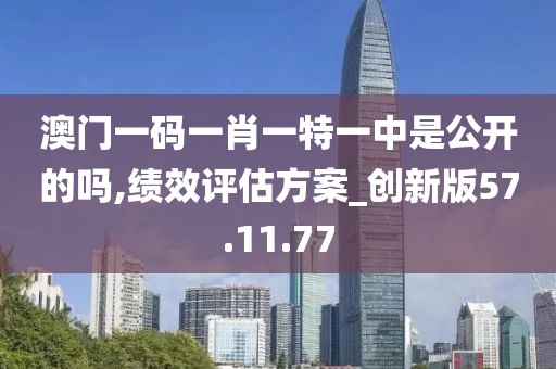 澳门一码一肖一特一中是公开的吗,绩效评估方案_创新版57.11.77
