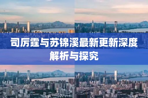 司厉霆与苏锦溪最新更新深度解析与探究