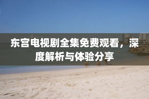 东宫电视剧全集免费观看，深度解析与体验分享
