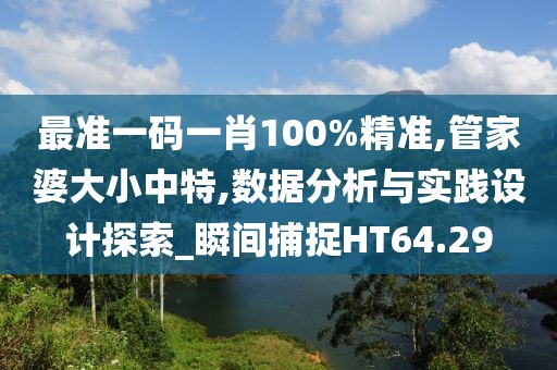 最准一码一肖100%精准,管家婆大小中特,数据分析与实践设计探索_瞬间捕捉HT64.29