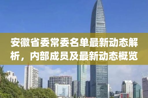 安徽省委常委名单最新动态解析，内部成员及最新动态概览