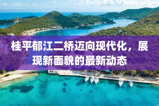 桂平郁江二桥迈向现代化，展现新面貌的最新动态