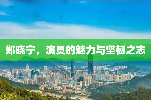郑晓宁，演员的魅力与坚韧之志