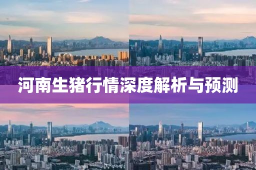 河南生猪行情深度解析与预测