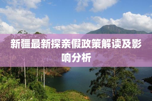 新疆最新探亲假政策解读及影响分析