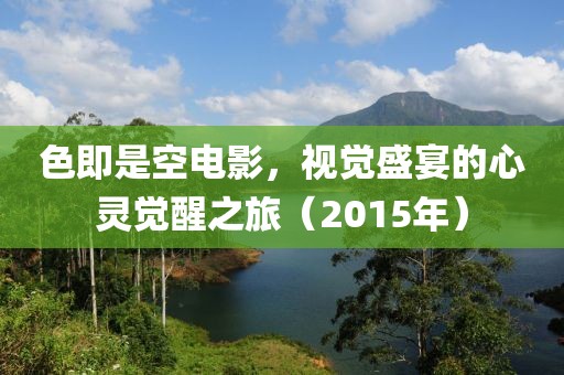 色即是空电影，视觉盛宴的心灵觉醒之旅（2015年）