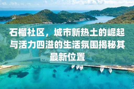 石榴社区，城市新热土的崛起与活力四溢的生活氛围揭秘其最新位置