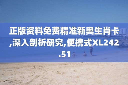 正版资料免费精准新奥生肖卡,深入剖析研究,便携式XL242.51