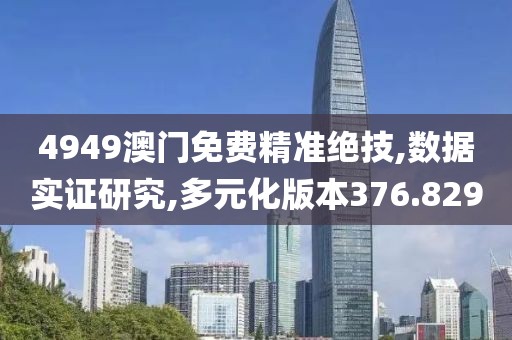 4949澳门免费精准绝技,数据实证研究,多元化版本376.829