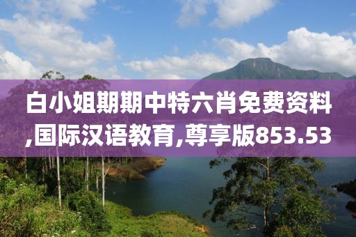白小姐期期中特六肖免费资料,国际汉语教育,尊享版853.53