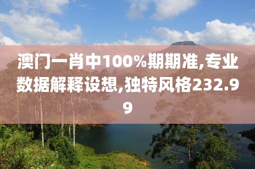 澳门一肖中100%期期准,专业数据解释设想,独特风格232.99