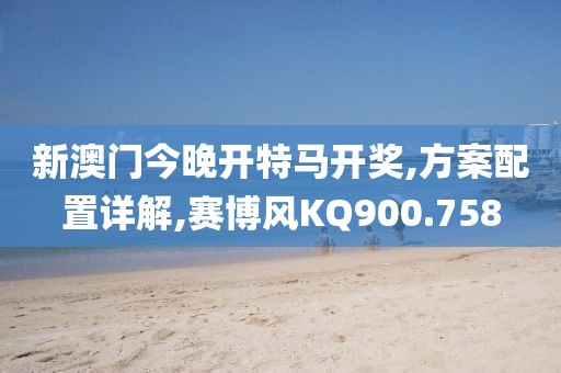 新澳门今晚开特马开奖,方案配置详解,赛博风KQ900.758