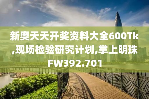 新奥天天开奖资料大全600Tk,现场检验研究计划,掌上明珠FW392.701