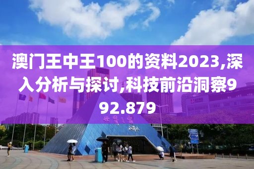 澳门王中王100的资料2023,深入分析与探讨,科技前沿洞察992.879