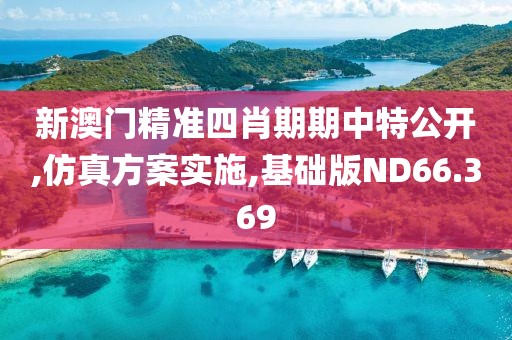 新澳门精准四肖期期中特公开,仿真方案实施,基础版ND66.369