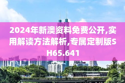2024年新澳资料免费公开,实用解读方法解析,专属定制版SH65.641