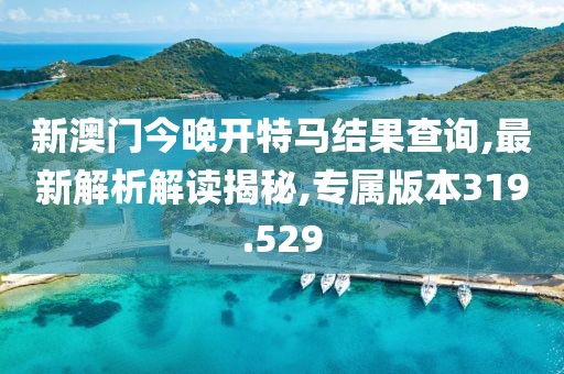 新澳门今晚开特马结果查询,最新解析解读揭秘,专属版本319.529