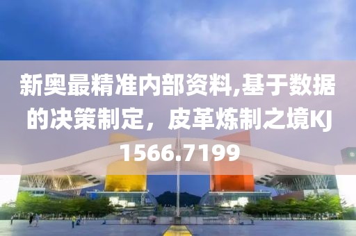 新奥最精准内部资料,基于数据的决策制定，皮革炼制之境KJ1566.7199