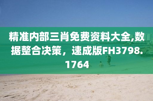 精准内部三肖免费资料大全,数据整合决策，速成版FH3798.1764