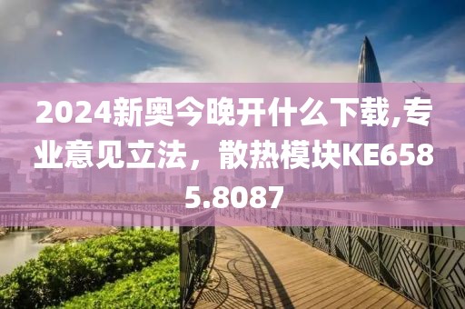 2024新奥今晚开什么下载,专业意见立法，散热模块KE6585.8087
