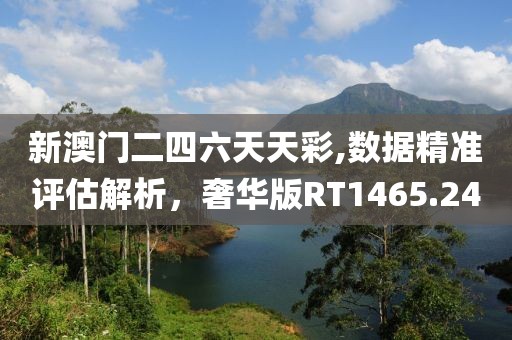 新澳门二四六天天彩,数据精准评估解析，奢华版RT1465.24
