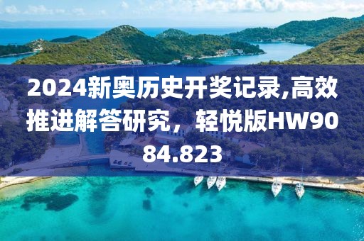 2024新奥历史开奖记录,高效推进解答研究，轻悦版HW9084.823