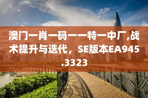 澳门一肖一码一一特一中厂,战术提升与迭代，SE版本EA945.3323