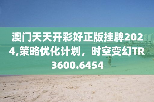 澳门天天开彩好正版挂牌2024,策略优化计划，时空变幻TR3600.6454