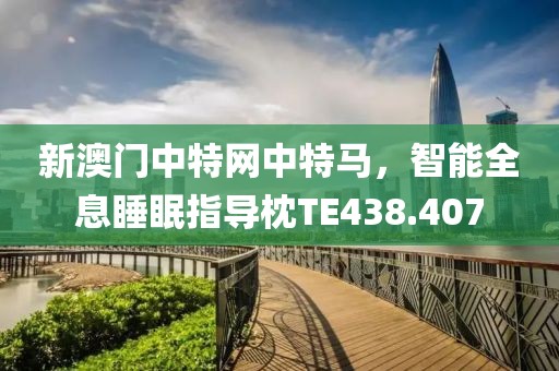 新澳门中特网中特马，智能全息睡眠指导枕TE438.407
