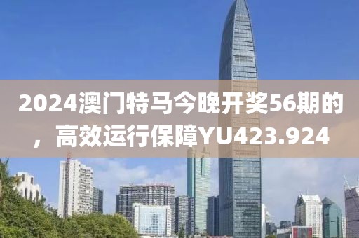 2024澳门特马今晚开奖56期的，高效运行保障YU423.924