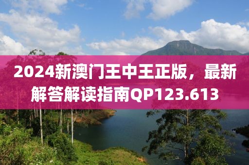 2024新澳门王中王正版，最新解答解读指南QP123.613