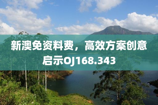 新澳免资料费，高效方案创意启示OJ168.343