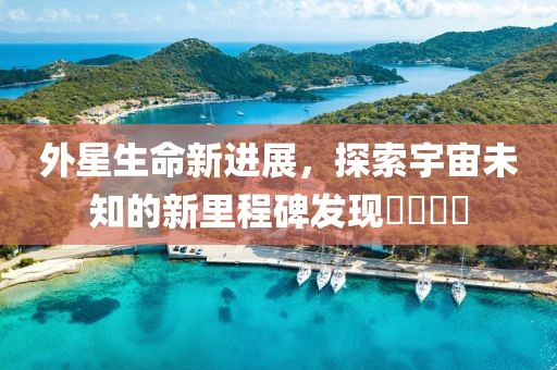外星生命新进展，探索宇宙未知的新里程碑发现​​​​