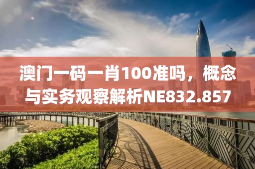 澳门一码一肖100准吗，概念与实务观察解析NE832.857