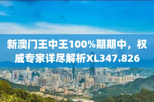 新澳门王中王100%期期中，权威专家详尽解析XL347.826