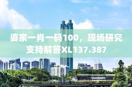 婆家一肖一码100，现场研究支持解答XL137.387