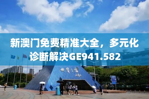新澳门免费精准大全，多元化诊断解决GE941.582