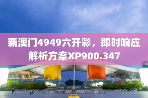 新澳门4949六开彩，即时响应解析方案XP900.347