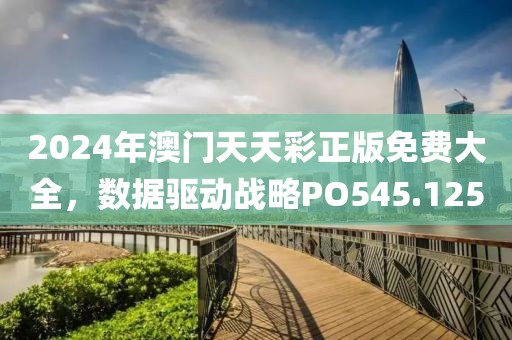 2024年澳门天天彩正版免费大全，数据驱动战略PO545.125