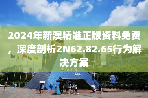 2024年新澳精准正版资料免费，深度剖析ZN62.82.65行为解决方案