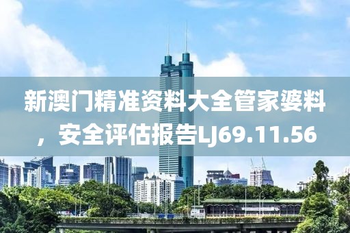 新澳门精准资料大全管家婆料，安全评估报告LJ69.11.56