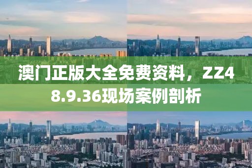 澳门正版大全免费资料，ZZ48.9.36现场案例剖析
