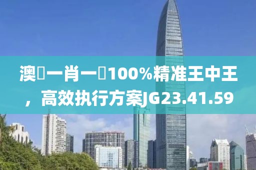 澳門一肖一碼100%精准王中王，高效执行方案JG23.41.59
