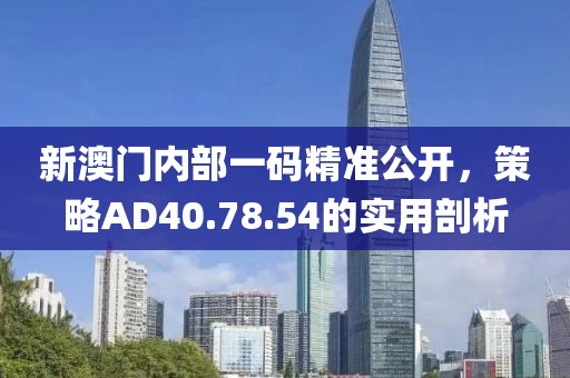 新澳门内部一码精准公开，策略AD40.78.54的实用剖析